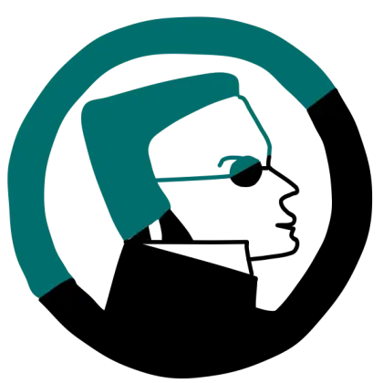 Profile Illustration in Circle