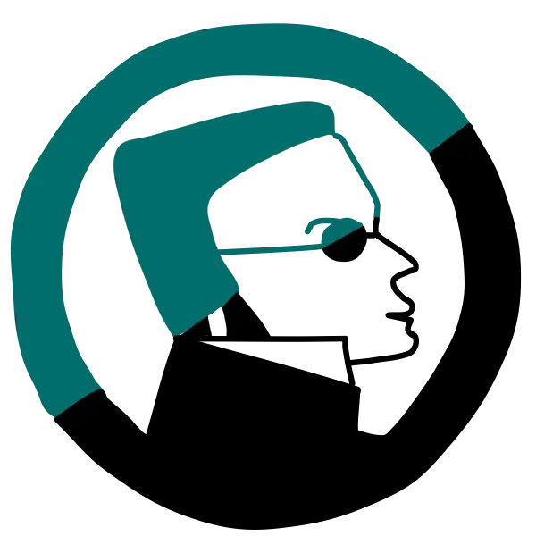 Profile Illustration in Circle