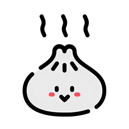 Cute Dumpling Cartoon Illustration