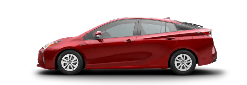 Red Car with Stylish Design
