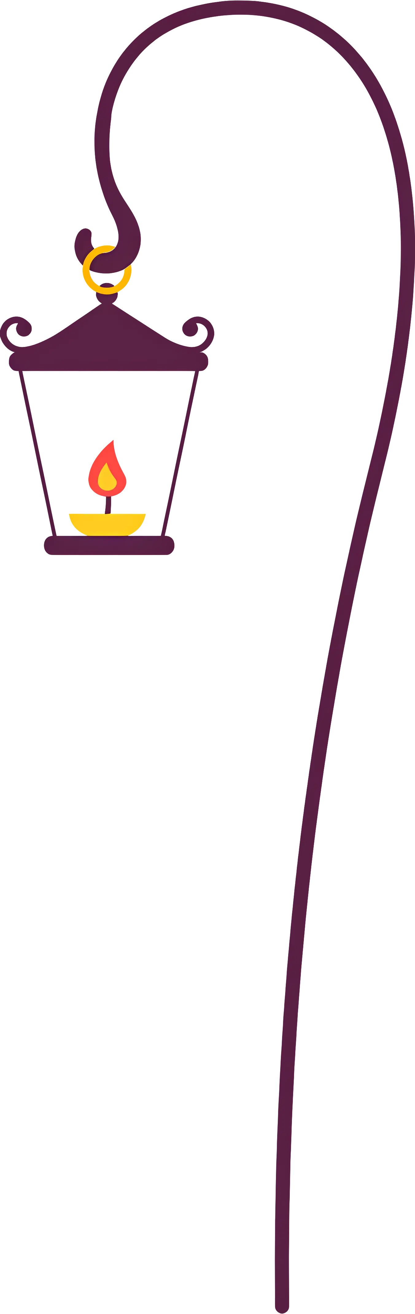 Vintage Lantern with Candle