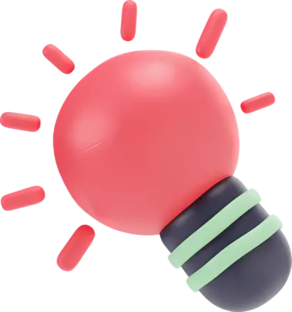 Red Light Bulb Cartoon