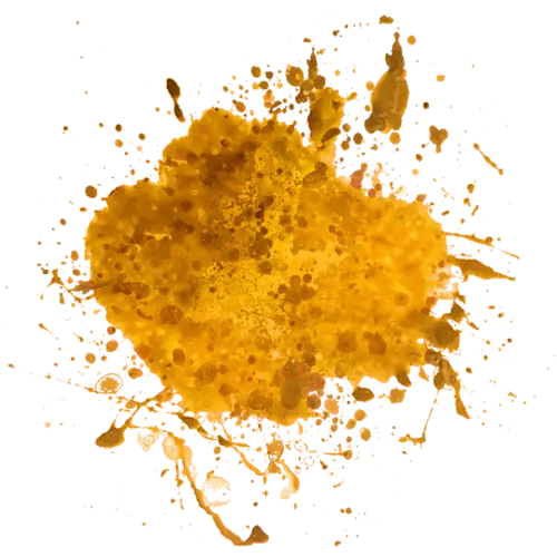 Vivid Yellow Paint Splash Art