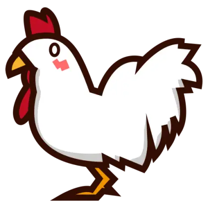 Cute Cartoon Chicken Doodle