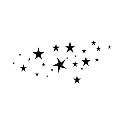 Minimal Black Star Cluster Illustration