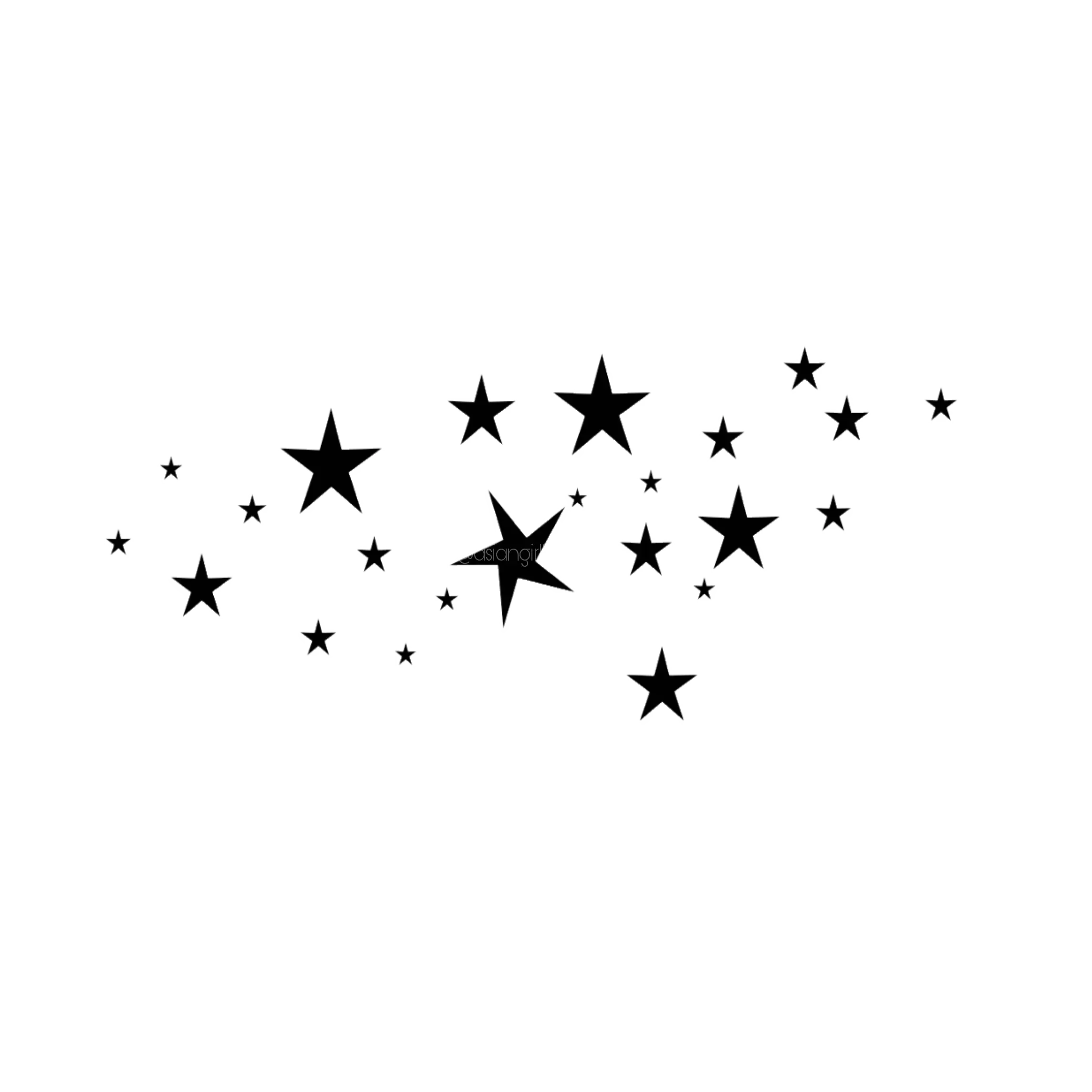 Minimal Black Star Cluster Illustration