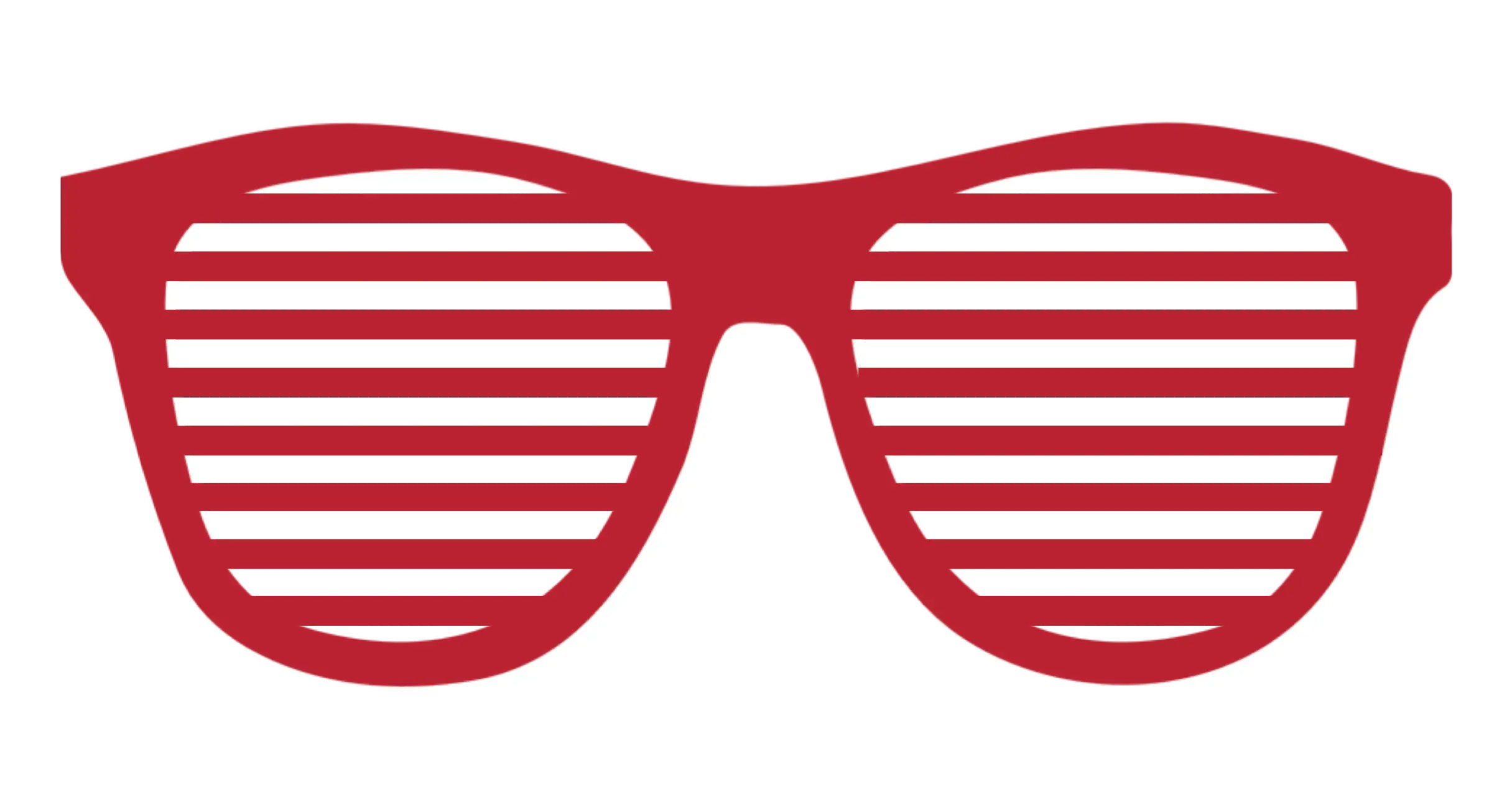 Cool Red Shutter Shades