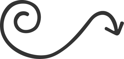 Curved Arrow Down
