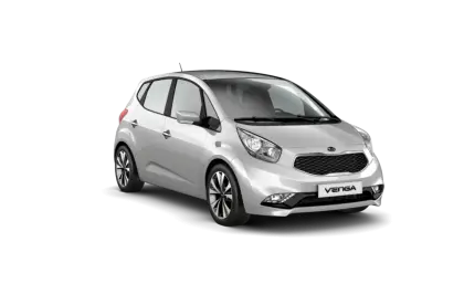 Silver Compact Hatchback Car
