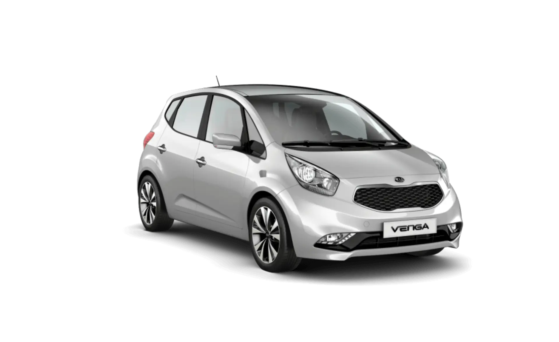 Silver Compact Hatchback Car