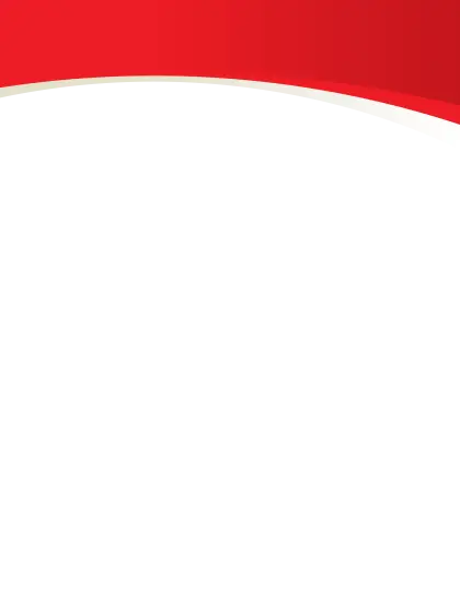 Red Curved Banner Design
