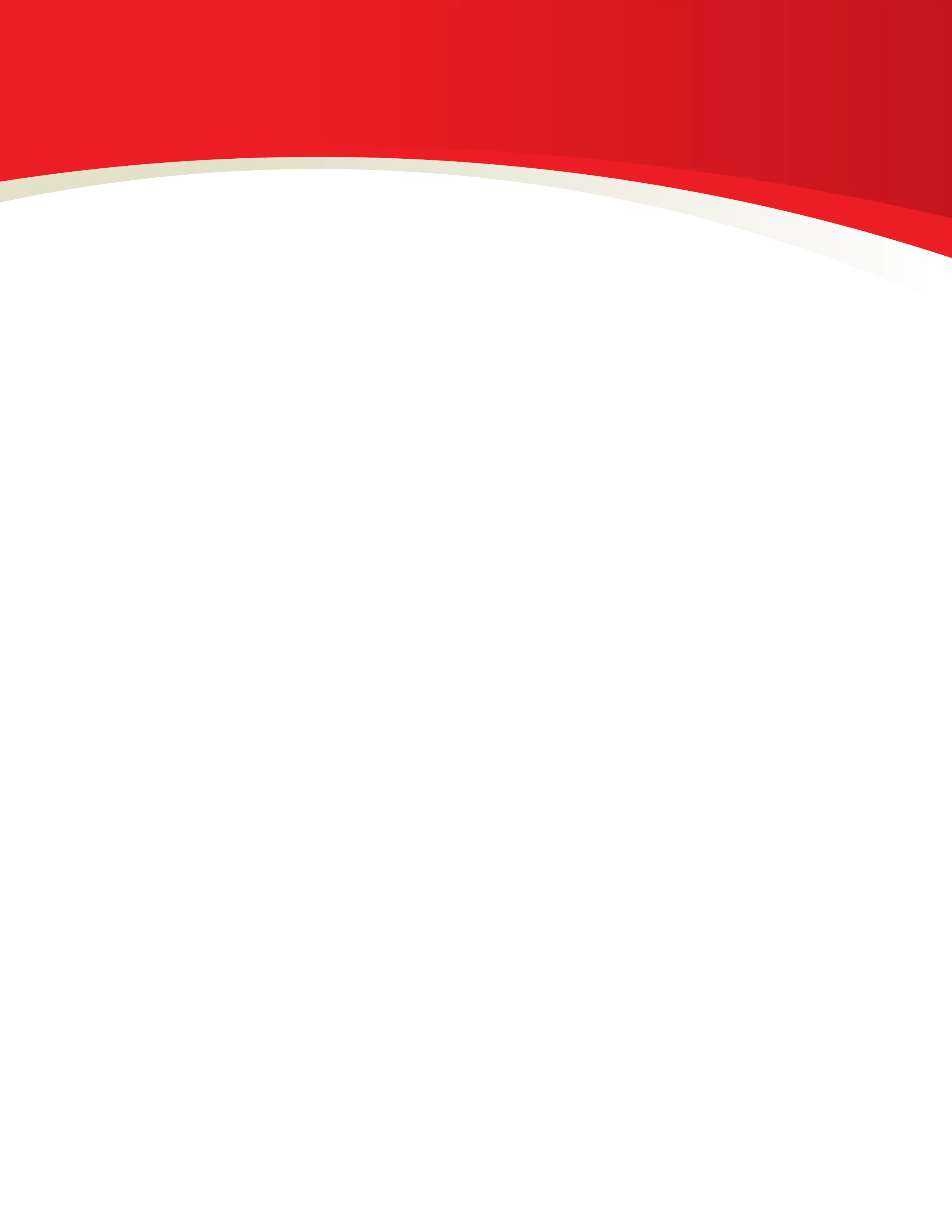 Red Curved Banner Design