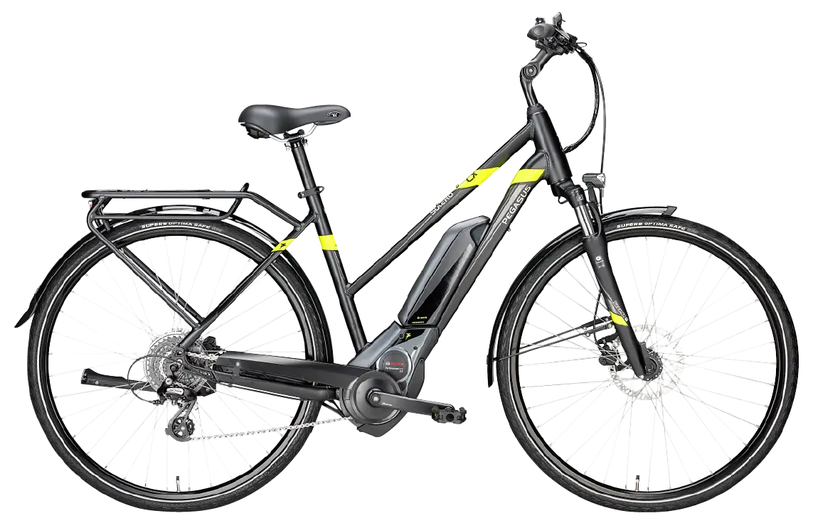 Black Electric Bike with Modern Design