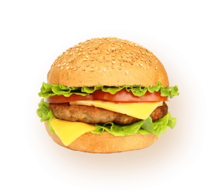 Delicious Cheeseburger with Fresh Ingredients
