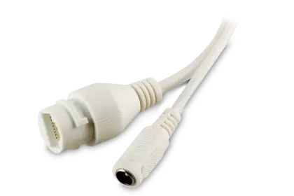 White Cable Connector for Technology Devices