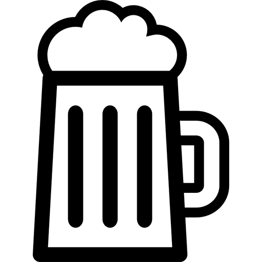 Beer Mug Icon with Froth