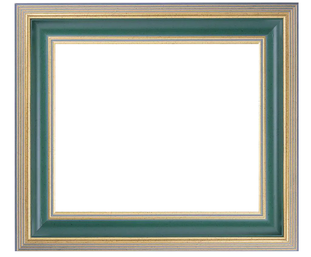 Green Decorative Photo Frame Illustration