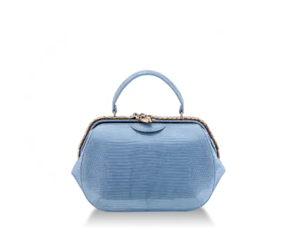 Light Blue Handbag for Daily Use