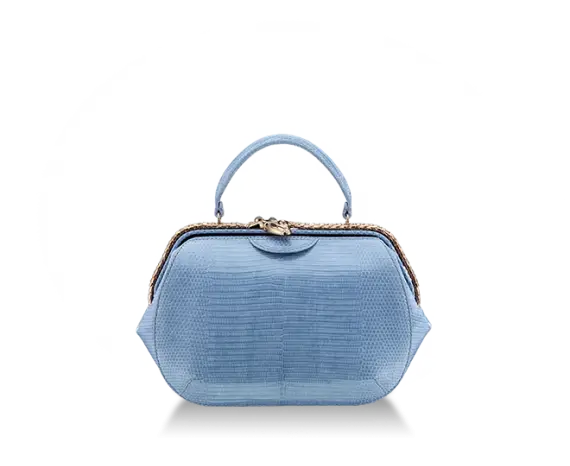 Light Blue Handbag for Daily Use