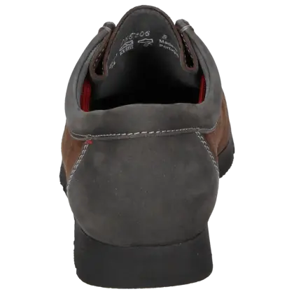 Gray Suede Shoe Back View