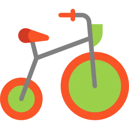 Colorful Bicycle Illustration for Fun Designs