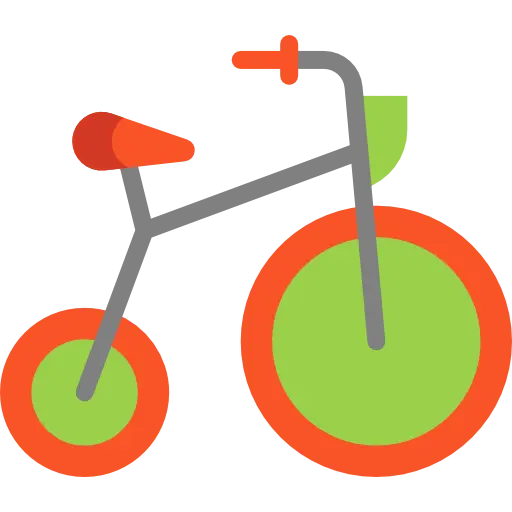 Colorful Bicycle Illustration for Fun Designs