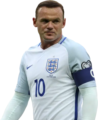 Soccer Player in England Jersey