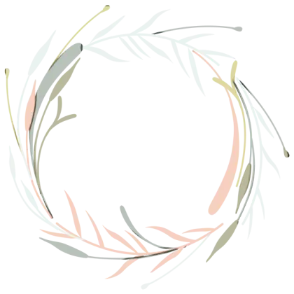 Decorative Wreath with Leaves