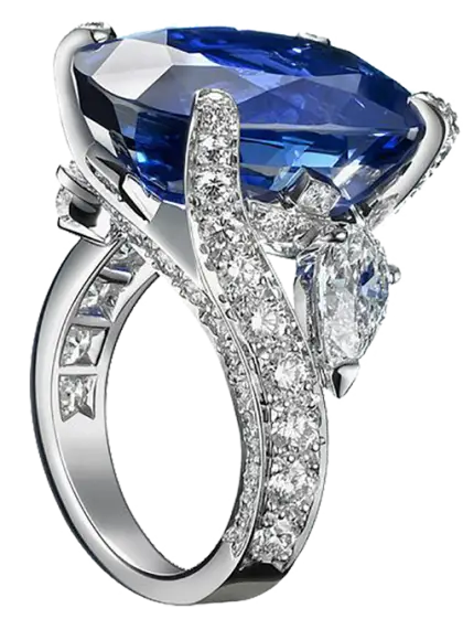Sapphire Gemstone Ring with Elegant Design