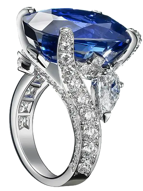 Sapphire Gemstone Ring with Elegant Design