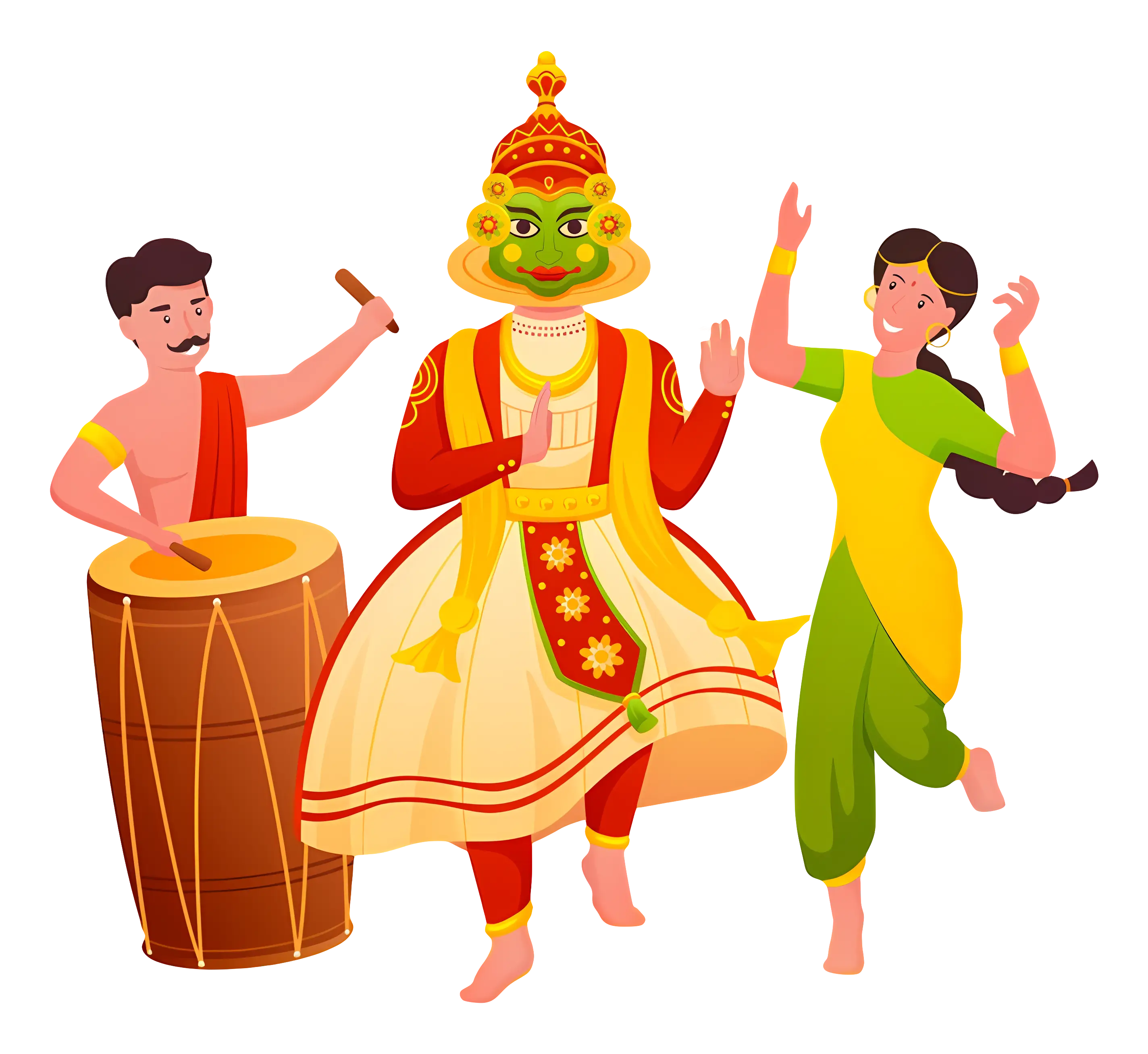 Traditional Dance Performance with Drum