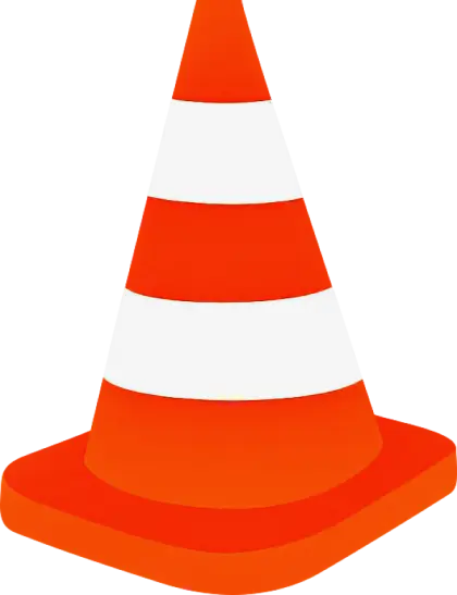 Orange Traffic Cone for Road Safety