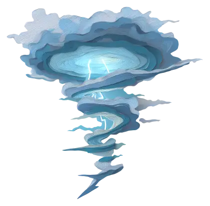 Storm Cloud with Lightning