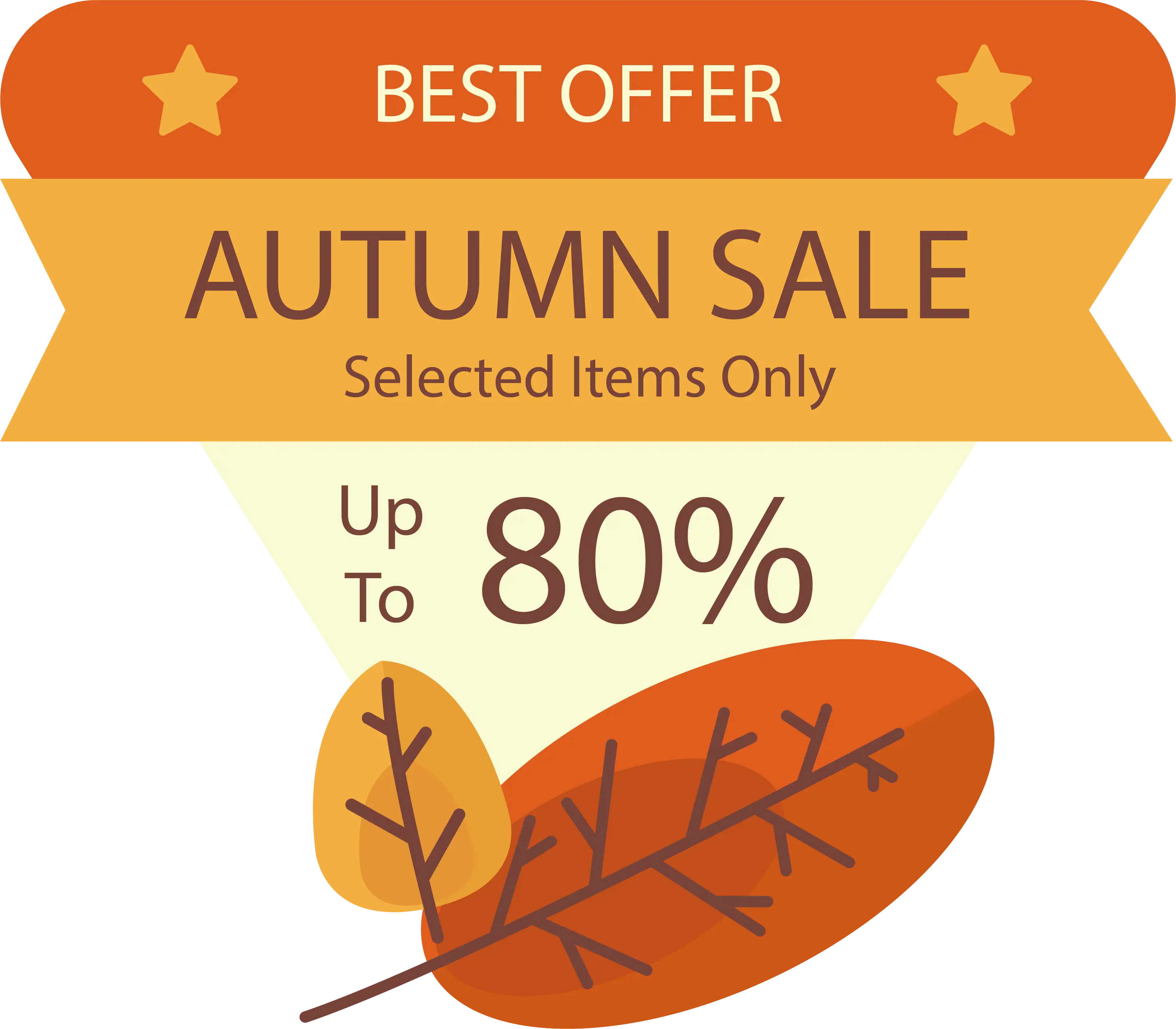 Autumn Sale Banner with Discount Offer