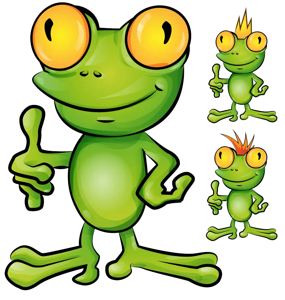 Cute Cartoon Frog