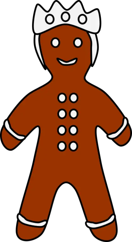 Christmas Gingerbread Man Cookie