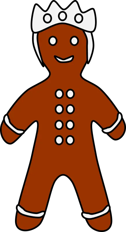 Christmas Gingerbread Man Cookie