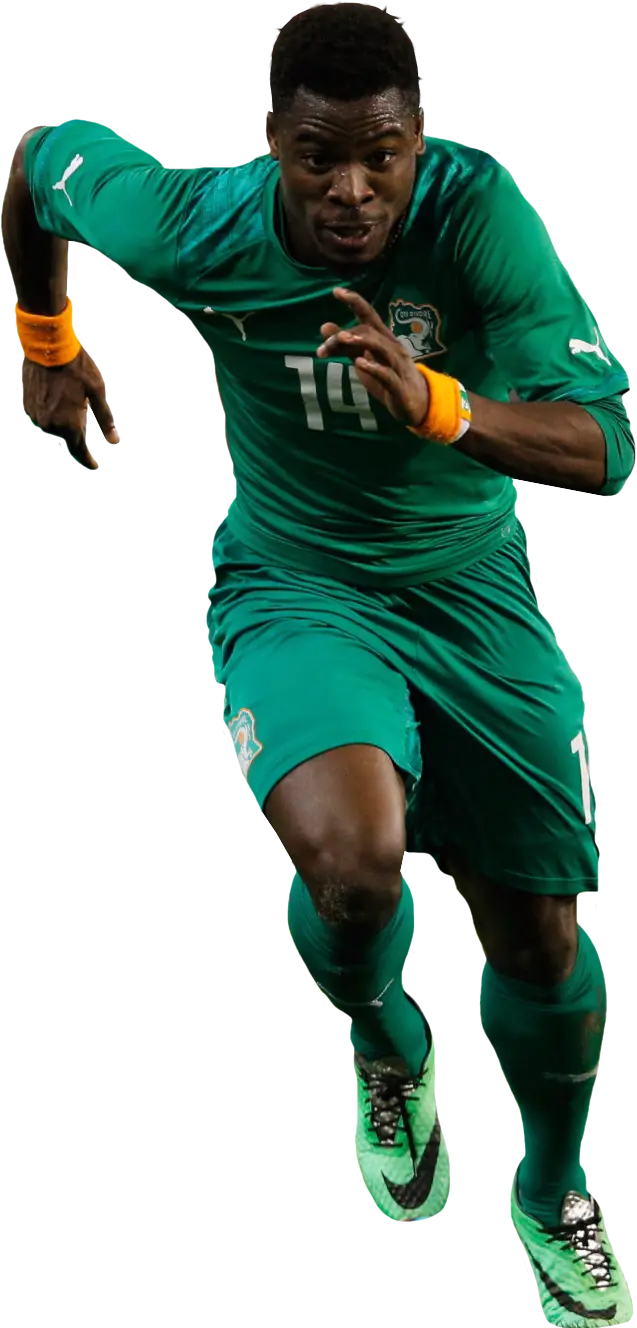 Soccer Player in Green Uniform Running