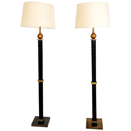 Standing Floor Lamps with White Shades