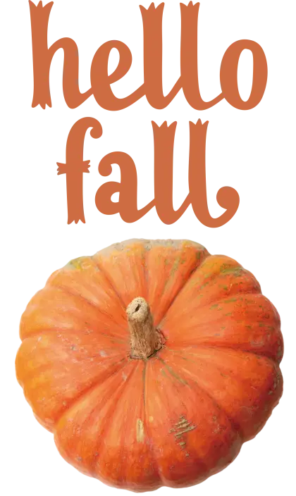 Hello Fall Pumpkin Design