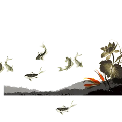 Swimming Fish in Pond