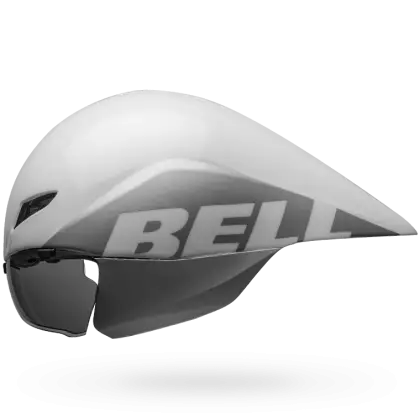 White Aerodynamic Bicycle Helmet