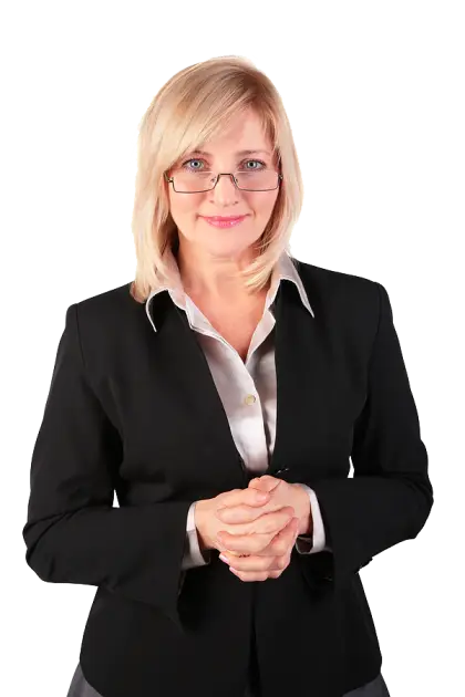 Smiling Businesswoman in Suit