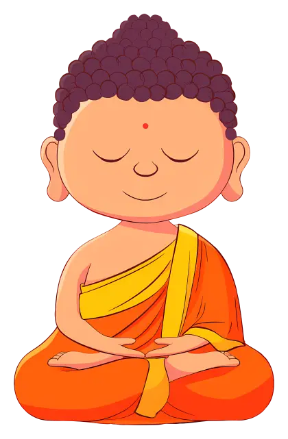 Peaceful Meditation on Lotus