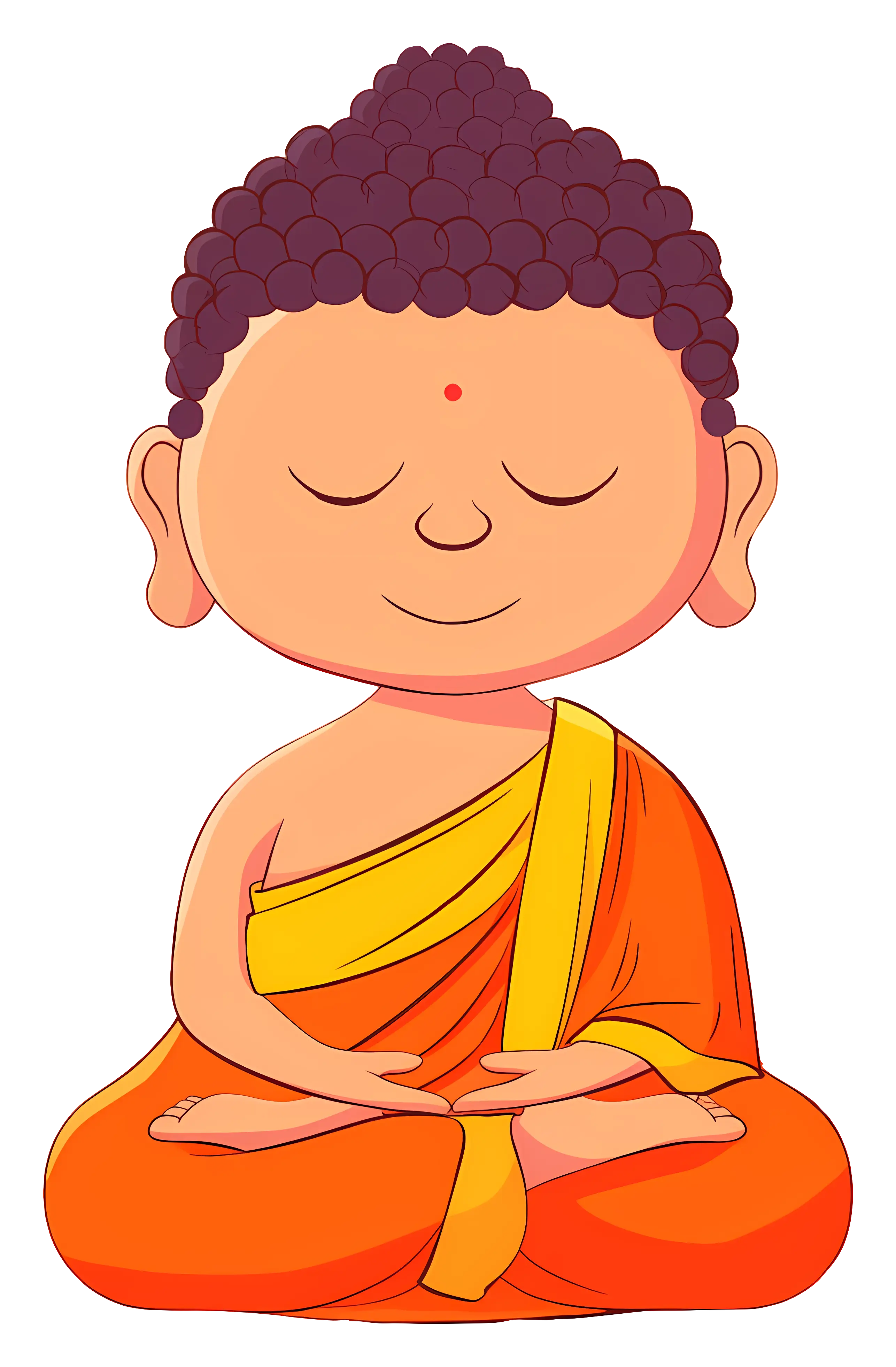 Peaceful Meditation on Lotus