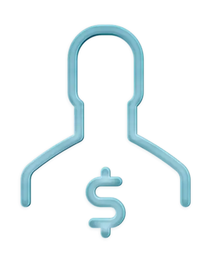 Person Icon with Dollar Sign