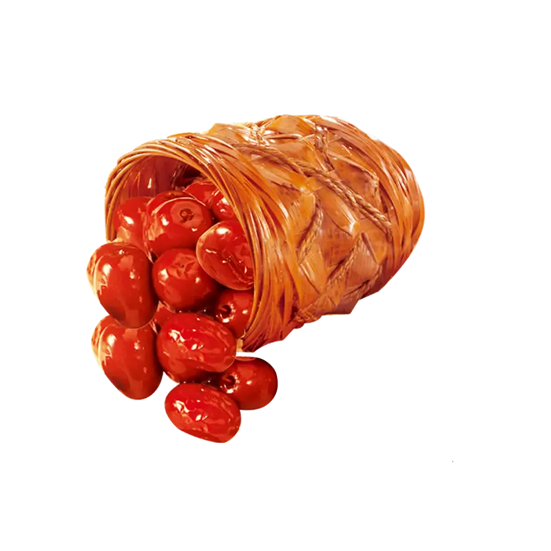 Basket of Fresh Red Dates