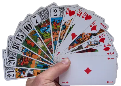 Hand Holding Playing Cards