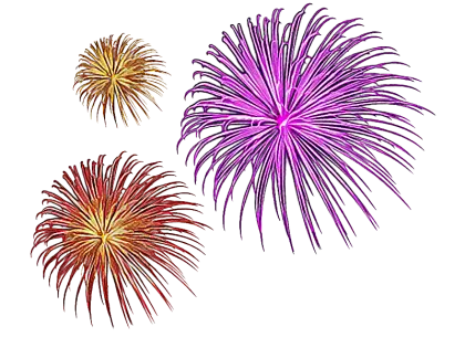 Colorful Fireworks Illustration