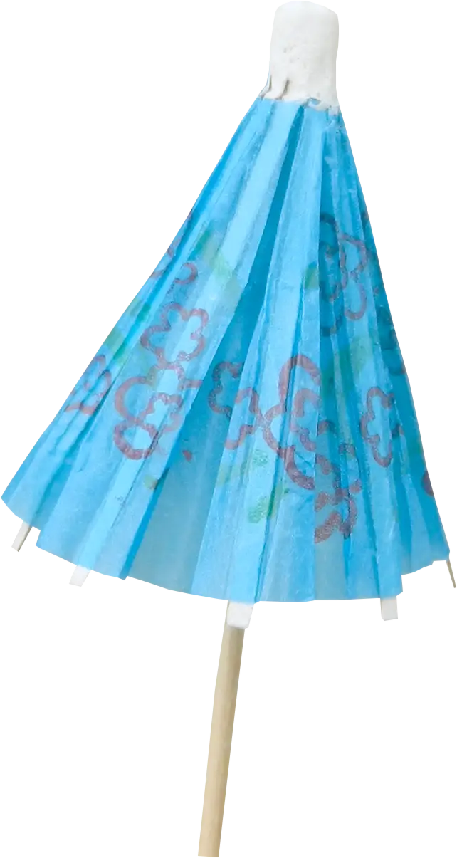 Blue Paper Umbrella